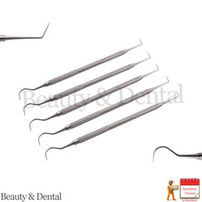 5x Examination Endodontic Probe 6/23 Dentist Pick Tool Double Ended Explorer