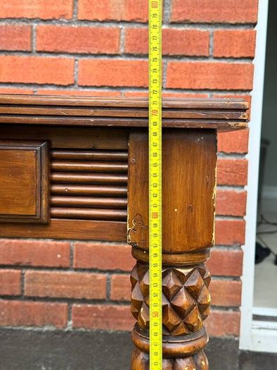 Solid Wood Colonial Console / Hall Table