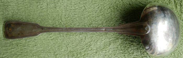 Vintage Sterling Silver or Silver Plated Soup Ladle