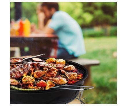 Portable Kettle BBQ Picnic Grill with Lid