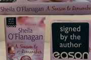 A Season To Remember by Sheila O'flanagan HARDBACK BOOK, signed