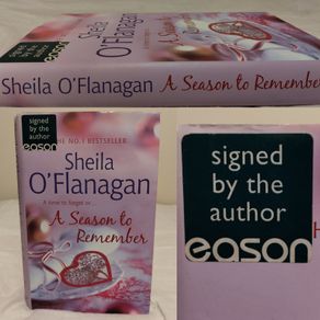 A Season To Remember by Sheila O'flanagan HARDBACK BOOK, signed