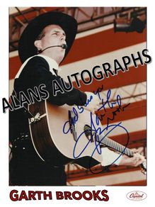 Garth Brooks Autograph