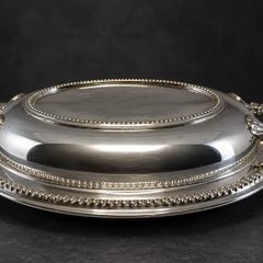 Silver-Plated Covered Serving Dish