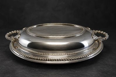 Silver-Plated Covered Serving Dish