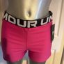 BNWT Under Armour pink Compression Mid Rise shorts size L UK14 EU42 Postage included Image 6