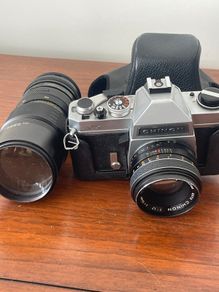 Chinon CX with 2x lens