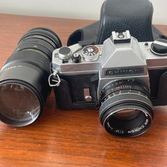 Chinon CX with 2x lens