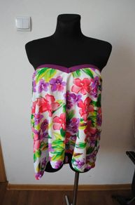 Plus size Beach to Beach floral tankini top size UK30 EU58 Postage included