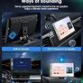 9 Inch Wireless Car Stereo with Apple Carplay and Android Auto,Portable Touch Screen GPS Navigation for Car,Car Audio Receivers with Bluetooth,Airplay,AUX,Screen for All Vehicles Image 4