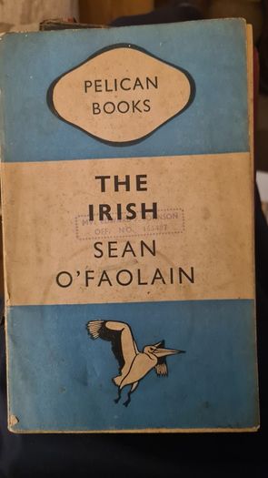 The Irish. By Sean O Faolain. Paperback In Fair Condition.
