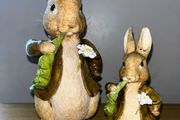 Pair of Beatrix Potter rabbits by Border Fine Arts 2002
