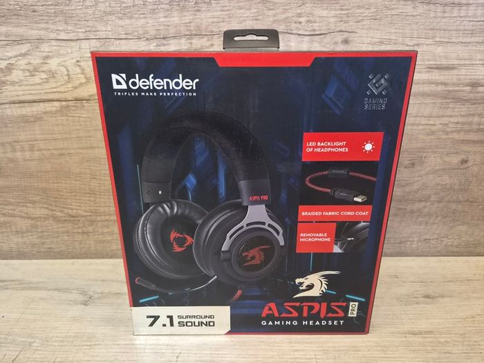 Defender Aspis Pro 7.1 Gaming Headset with Microphone, USB, RGB, 50mm Driver
