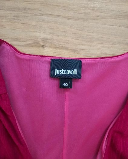 Just Cavalli (Roberto Cavalli) Red Wrap Dress