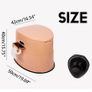Portable And Movable Toilet With Paper Roll Holder Image 3