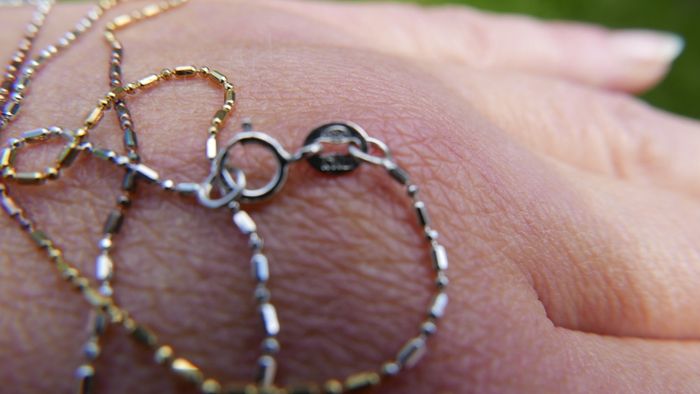 Vintage Italy Gold on Sterling Silver 925 Chain