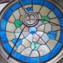 Tiffany Leaded-Glass Ceiling Lights - Matching Pair. Image 4