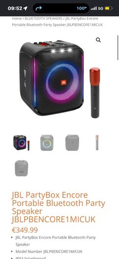 Jbl speaker and microphone