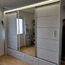 Sliding Doors Wardrobe S 253cm LED - White Image 4