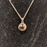 Sterling Silver Smiley Face Pendant Necklace - Happy Charm Jewelry Image 2