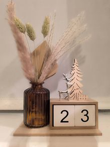wooden decorative calendar