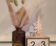 wooden decorative calendar