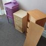 bed side lockers x3 Image 2