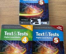 Leaving cert higher level text and tests maths books