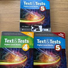 Leaving cert higher level text and tests maths books