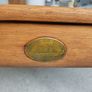 Vintage solid oak coffee table- Golden Gate Clipper, fully restored Image 3