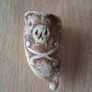 Vintage skull and bones clay pipe bowl Image 6