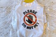 Small dog do not pet t-shirt. New.