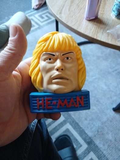 Vintage Masters of the Universe He-man Radio. tested, Working Rare Collectible