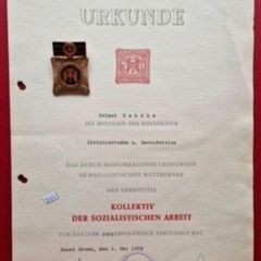 East German, Ddr, Medal /badge, Military Medal, Nva, Stasi ,,,(301)