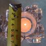 Set Of 2 Crystal Nightlight Or Candle Holder No Stamp. Image 4