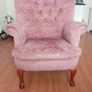vintage chair with Queen Anne curved legs Image 4