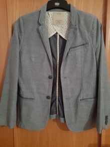 Zara boys shirt and jacket set, age 11-12