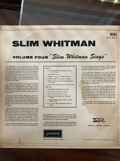 Slim Whitman - Slim Whitman Sings