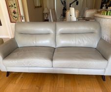grey couch ( 3 and 2 seater)