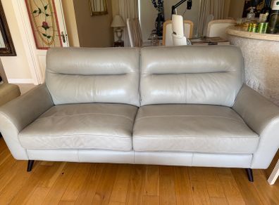 grey couch ( 3 and 2 seater)