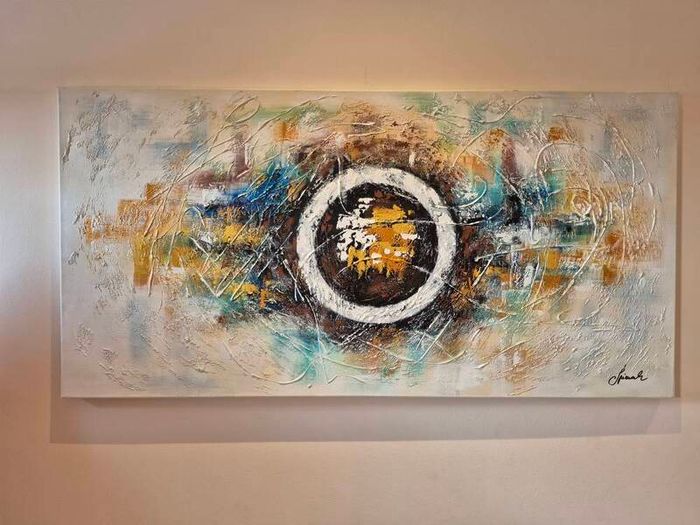Large abstract painting