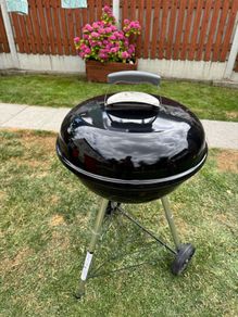 Charcoal Weber BBQ and chimney