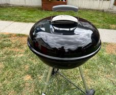 Charcoal Weber BBQ and chimney