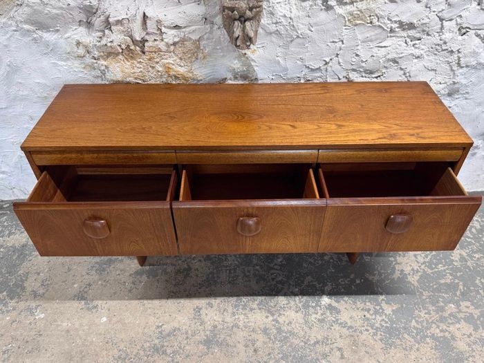 Mid Century Modern teak sideboard manufactured by Elliot's of Newbury