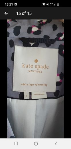 Kate Spade Coat Sz L (12-16) - Rrp 395 Dollars (New)