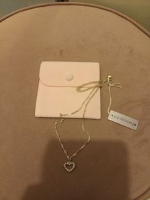 Jon Richard silver heart necklace