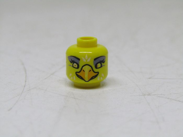 Lego Yellow Chima Error Prototype Test Print Colour Yellow Head Rare And Hard To Find
