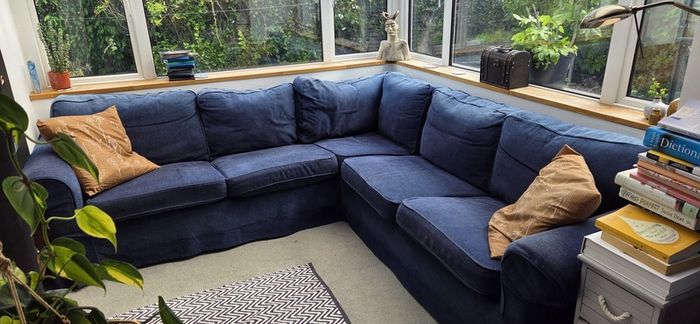 Corner Sofa with 2 sets of covers