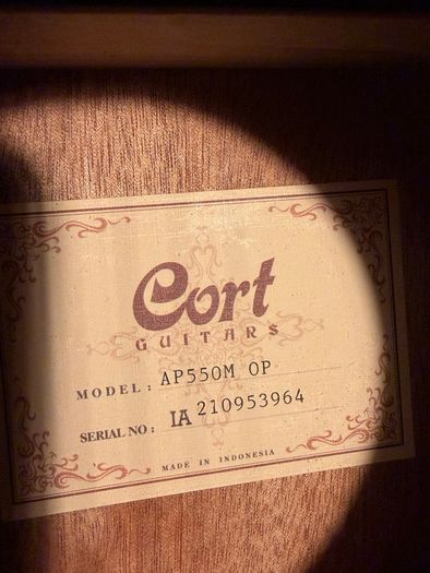 Guitar Cort AP550M OP