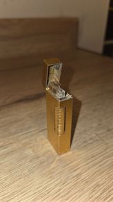 Vintage Dunhill Rollagas Lighter Gold Plated Barley Pattern Swiss Made